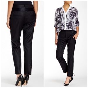 Helmut Lang wool side stripe pants